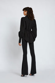 Sliced Flare Knit Pant Tall Leg | Final Sale - Black