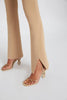 Sliced Flare Knit Pant Regular Leg | Final Sale  - Camel