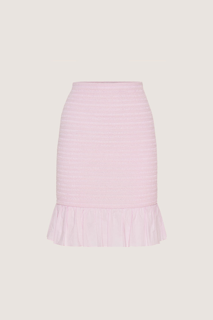 Smock Frill Mini Skirt | Final Sale - Pink
