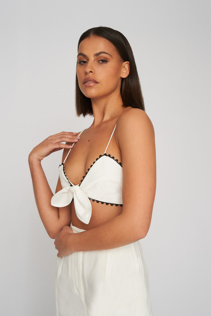 Betty Bralette | Final Sale - White