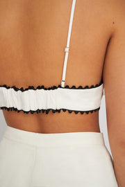 Betty Bralette | Final Sale - White