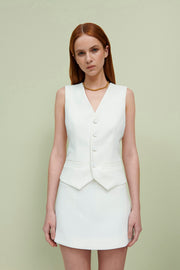 Stevie Mini Skirt | Final Sale - Ivory
