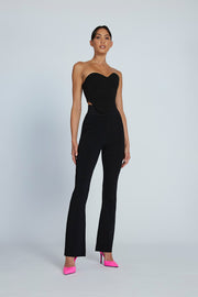 Strapless Wave Bustier | Final Sale - Black