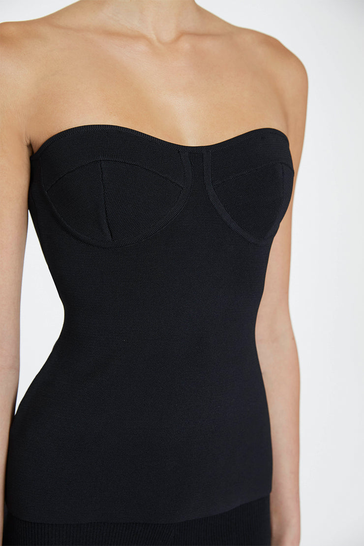 Penny Strapless Top | Final Sale - Black
