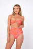 High Waist Bottom | Final Sale - Neon Zebra