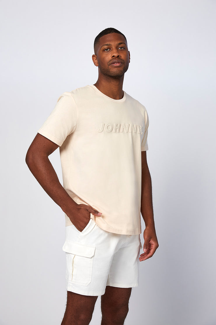 3D Johnny Tee | Final Sale - Bone
