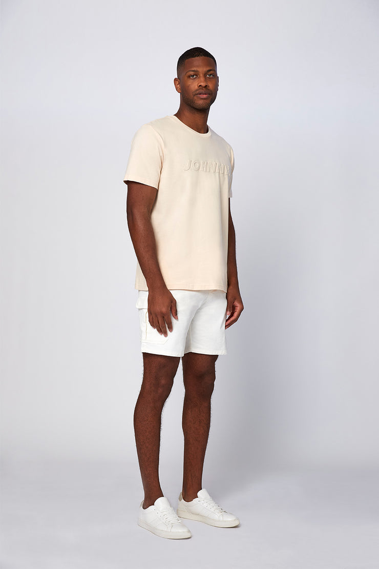3D Johnny Tee | Final Sale - Bone