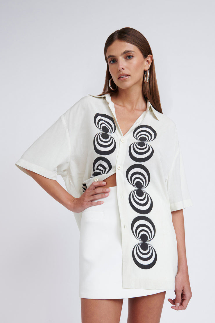 The Sol Shirt | Final Sale  - Sand Black