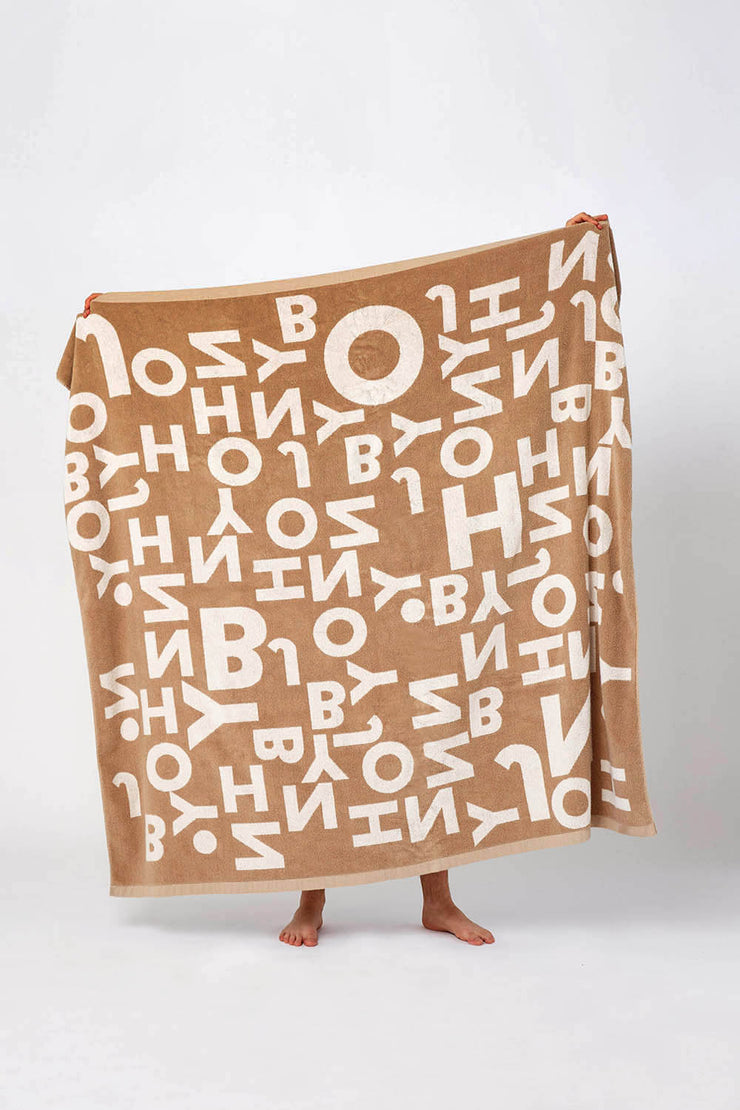 Johnny Holiday Towel | Final Sale - Creme Sand