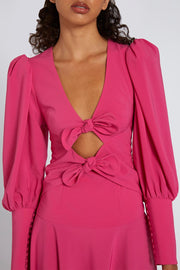 Twist Front Midi Dress | Final Sale