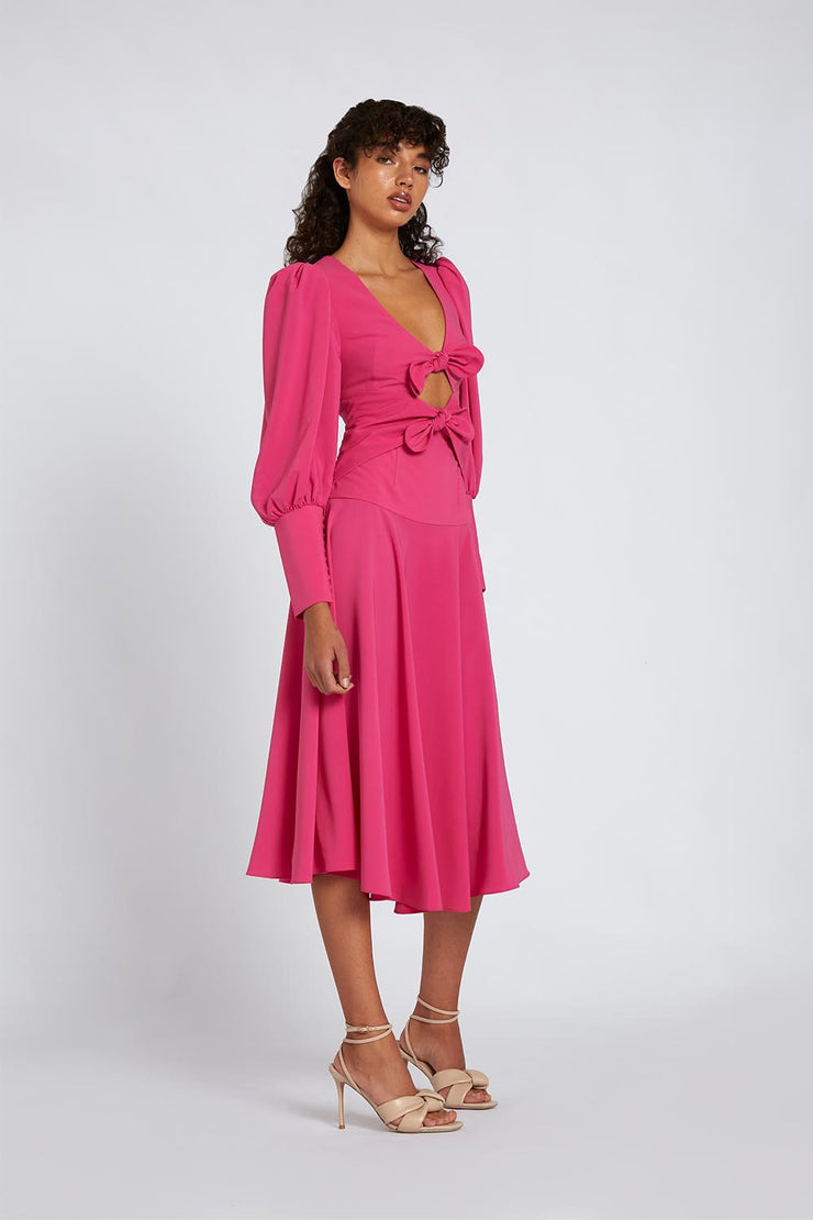 Twist Front Midi Dress | Final Sale