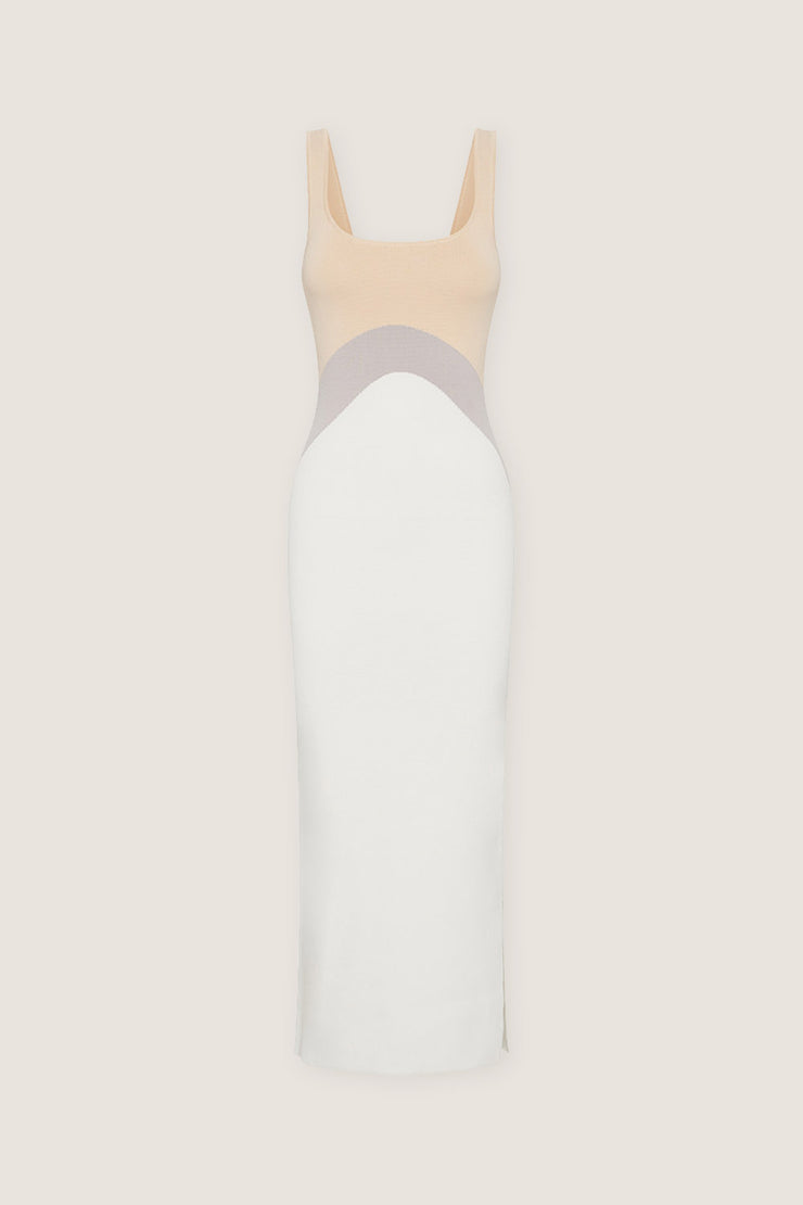 Sand Drift Midi Dress