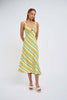 Verona Stripe Knit Dress| Final Sale  - Orange Green Multi