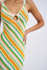 Verona Stripe Knit Dress| Final Sale  - Orange Green Multi
