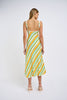 Verona Stripe Knit Dress| Final Sale  - Orange Green Multi