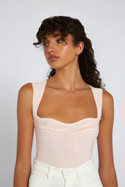 Victoria Knit Top | Final Sale - Pink Marle