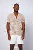 Marle Knit Sun Shirt - Nude Marle