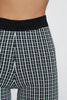 Window Check Knit Short | Final Sale - Black White