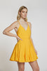 Vera Wrap Mini Dress | Final Sale - Orange