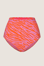 High Waist Bottom | Final Sale - Neon Zebra