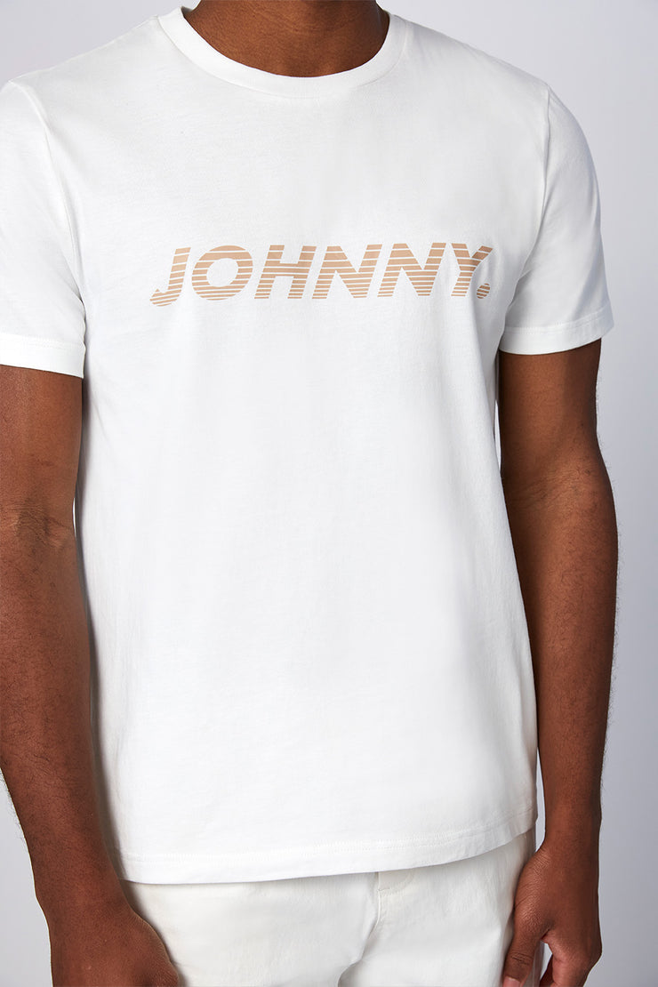 Johnny Rush Tee - White Bone