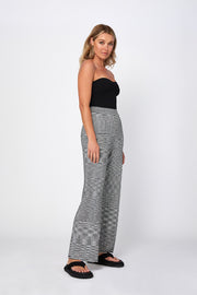 Marle Knit Pant | Final Sale - Black White
