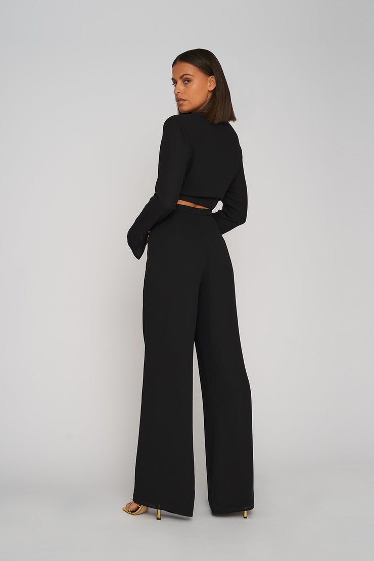 Mimi Wide Pant | Final Sale - Black