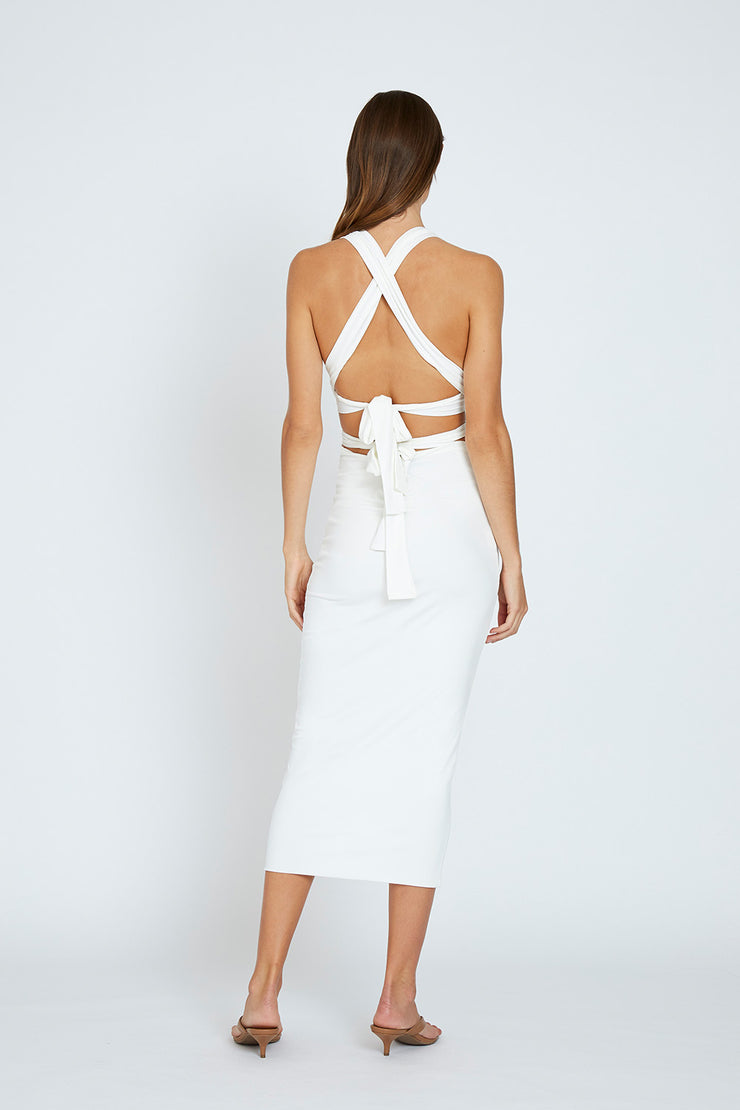 Koa Ankle Skirt | Final Sale - White