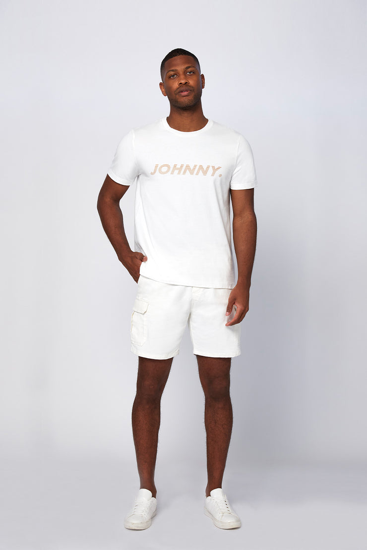 Johnny Rush Tee - White Bone