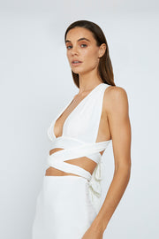 Koa Ankle Skirt | Final Sale - White