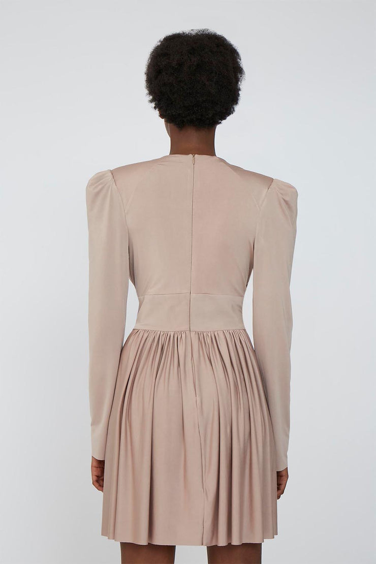 Mila May Sleeve Mini Dress | Final Sale - Taupe