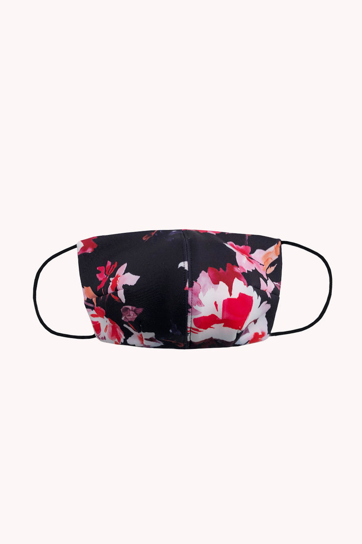 BYJNY MASK  | Final Sale - Black Pink Floral